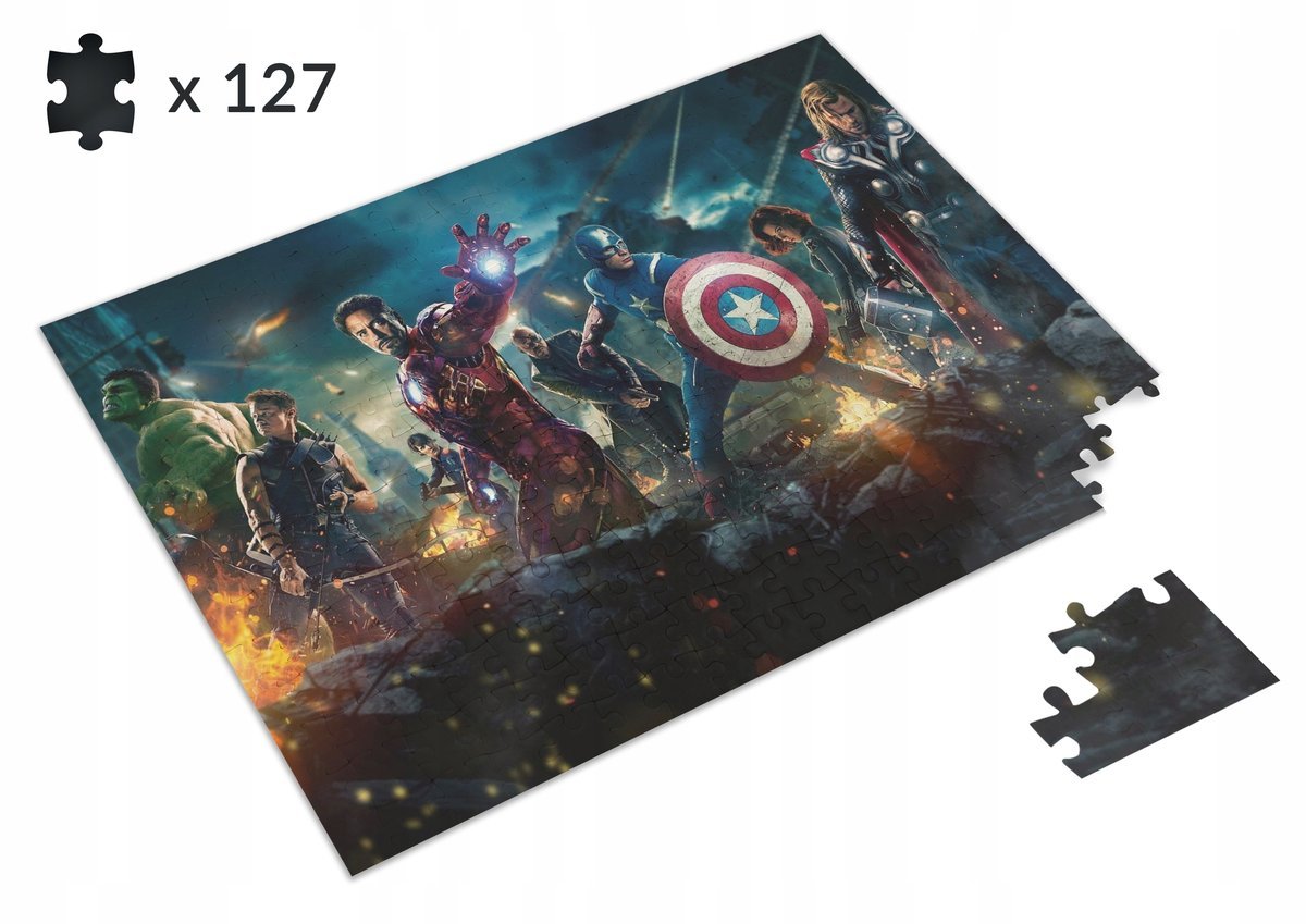 Puzzle AVENGERS MARVEL FAN PREZENT HIT