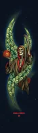 Deski snowboardowe - grip POWELL PERALTA BLAIR NECROMANCER GRIPTAPE - miniaturka - grafika 1