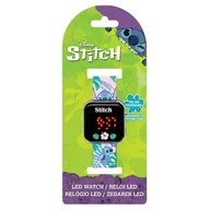 Zabawki interaktywne dla dzieci - Zegarek KIDS EUROSWAN LED Stitch z kalendrzem LAS4091 - miniaturka - grafika 1