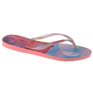 Klapki i japonki damskie - Japonki Havaianas Slim Paisage 4132614-5217 różowe - miniaturka - grafika 1