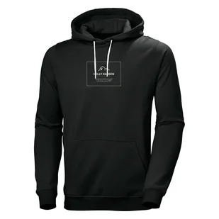 Męska Bluza HELLY HANSEN F2F ORGANIC COTTON HOODIE 62934_985 – Czarny - Bluzy męskie - miniaturka - grafika 1