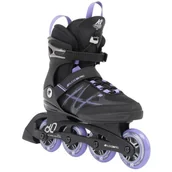Rolki - Łyżworolki K2 Alexis 80 Pro black-purple - miniaturka - grafika 1