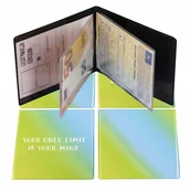 Dyplomy i okładki - Okładka na DOKUMENTY ucznia OMBRE kolorowa - miniaturka - grafika 1