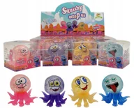 Zabawki sensoryczne - MEGADIDI GNIOTEK PREMIUM wesoła OŚMIORNICZKA z PRZYSSAWKAMI osobne pudełko - miniaturka - grafika 1