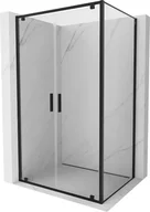 Kabiny prysznicowe - Mexen Exo kabina prysznicowa uchylna 100 x 110 cm, transparent, czarna - 8182-100-110-70-00 - miniaturka - grafika 1