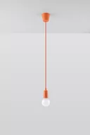 Lampy sufitowe - Sollux Lighting Lampa wisząca DIEGO 1 pomarańczowy SL.0584 - miniaturka - grafika 1