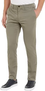 Tommy Hilfiger Męskie spodnie Bleecker z nadrukiem struktury, szare wodorowe, 31 W / 30 l, Szary wodór, 31W / 30L - Spodenki męskie - miniaturka - grafika 1