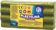 Masy plastyczne - Astra Plastelina 1kg Oliwka Fol - miniaturka - grafika 1