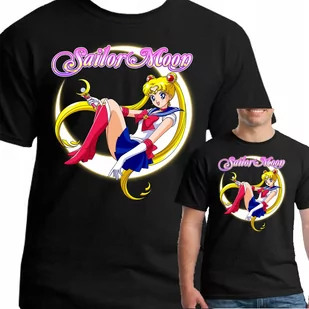 Czarodziejka Z Księżyca Koszulka M 3140 Czarna - Koszulki męskie - miniaturka - grafika 1