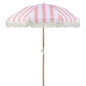 Parasole ogrodowe - Parasol ogrodowy ⌀ 150 cm różowy z białym MONDELLO - miniaturka - grafika 1