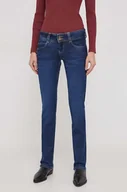 Spodnie damskie - Pepe Jeans jeansy damskie kolor granatowy - miniaturka - grafika 1