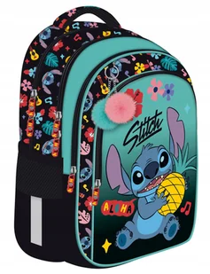 Plecak plecak 4 komorowy 16" BPL58 Stitch Black Aloha - Plecaki - miniaturka - grafika 27