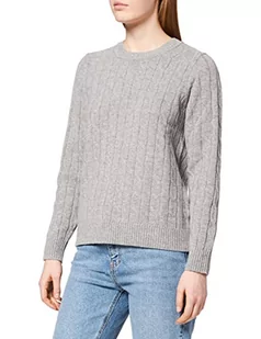 GANT Sweter damski, Szary, L - Swetry damskie - miniaturka - grafika 1