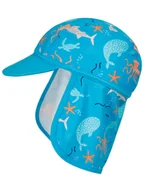 Czapki damskie - Playshoes Czapka w kolorze niebieskim - miniaturka - grafika 1
