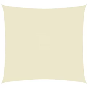 vidaXL Prostokątny żagiel ogrodowy, tkanina Oxford, 2x2,5 m, kremowy 135199 - Parasole ogrodowe - miniaturka - grafika 1
