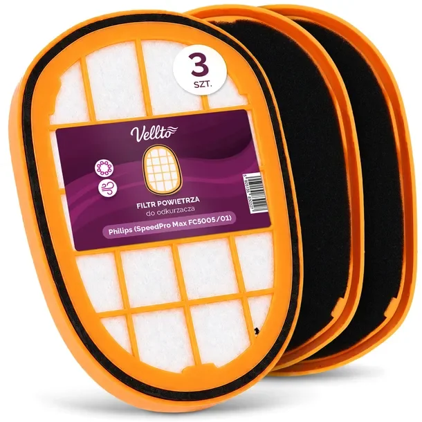 3x Filtr Do Odkurzacza Philips Aqua 8000 Xc8147 Fc5005 Fc6802 Speedpro Max