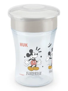 NUK Kubek "Magic Cup - Mickey Mouse" w kolorze szarym do nauki picia - 230 ml - Butelki dla niemowląt - miniaturka - grafika 1
