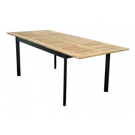 CONCEPT FSC® - składany stół z blatem z drewna tekowego - druga jakosc(N368)