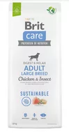 Sucha karma dla psów - Brit Care Dog Sustainable Adult Large Chicken Insect 12kg - miniaturka - grafika 1