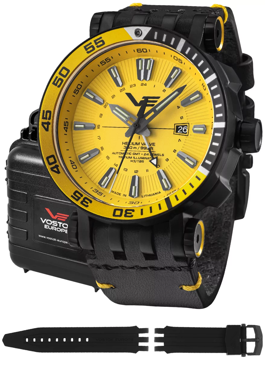 Zegarek Vostok Europe NH34-575C719 Energia Rocket Automatic GMT