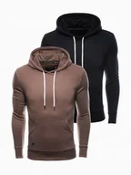 Bluzy męskie - Zestaw bluz męskich z kapturem BASIC 2-pak mix V5 Z35 XXL - miniaturka - grafika 1