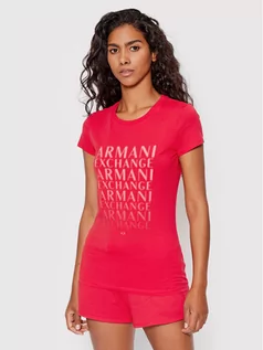 Koszulki i topy damskie - Giorgio Armani Exchange T-Shirt 3LYTKM YJ16Z 14AC Czerwony Regular Fit - grafika 1