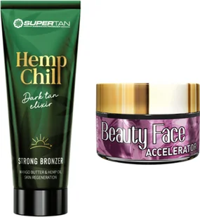 Supertan Hemp Chill + Słoiczek Beauty Face - Balsamy i kremy do opalania - miniaturka - grafika 1