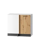 Szafki kuchenne - Szafka Dolna Narożna Alto Z 1 Frontem 90X82 Cm Dnp Laminat Dąb Artisan - miniaturka - grafika 1