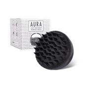 Szczotki do masażu - Sister Young AURA Szczotka do masażu i mycia głowy Black - miniaturka - grafika 1