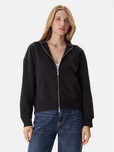 Calvin Klein Bluza LV044C211G Czarny Relaxed Fit - Bluzy damskie - miniaturka - grafika 1