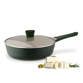 Patelnie - PATELNIA INDUKCJA patelnia Z POKRYWKĄ do duszenia 28cm Naturale Starke Pro - miniaturka - grafika 1