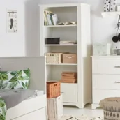 Szafy i szafki dla dzieci - Regał biały melody - miniaturka - grafika 1