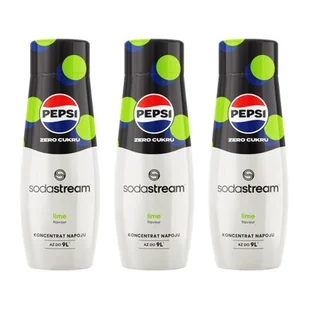 Syrop SODASTREAM Pepsi Max Limonka 3 x 440 ml - Syropy i koncentraty owocowe - miniaturka - grafika 1