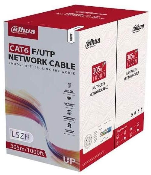 Dahua Technology CABLE CAT6 UTP 305M WHITE/PFM923I-6FN-CD-WHITE DAHUA PFM923I-6FN-CD-WHITE 6939554981715