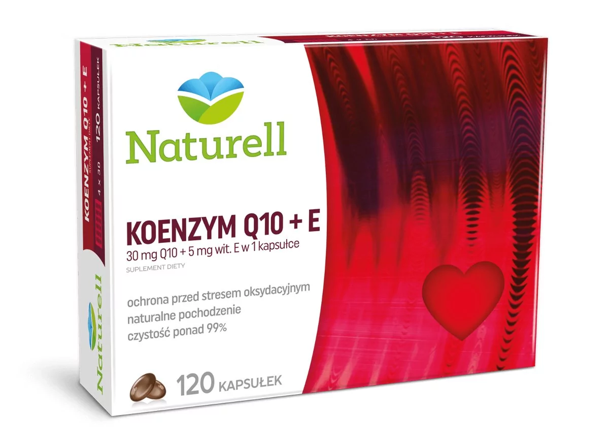 Naturell USP ZDROWIE Koenzym Q10 + E x 120 kaps