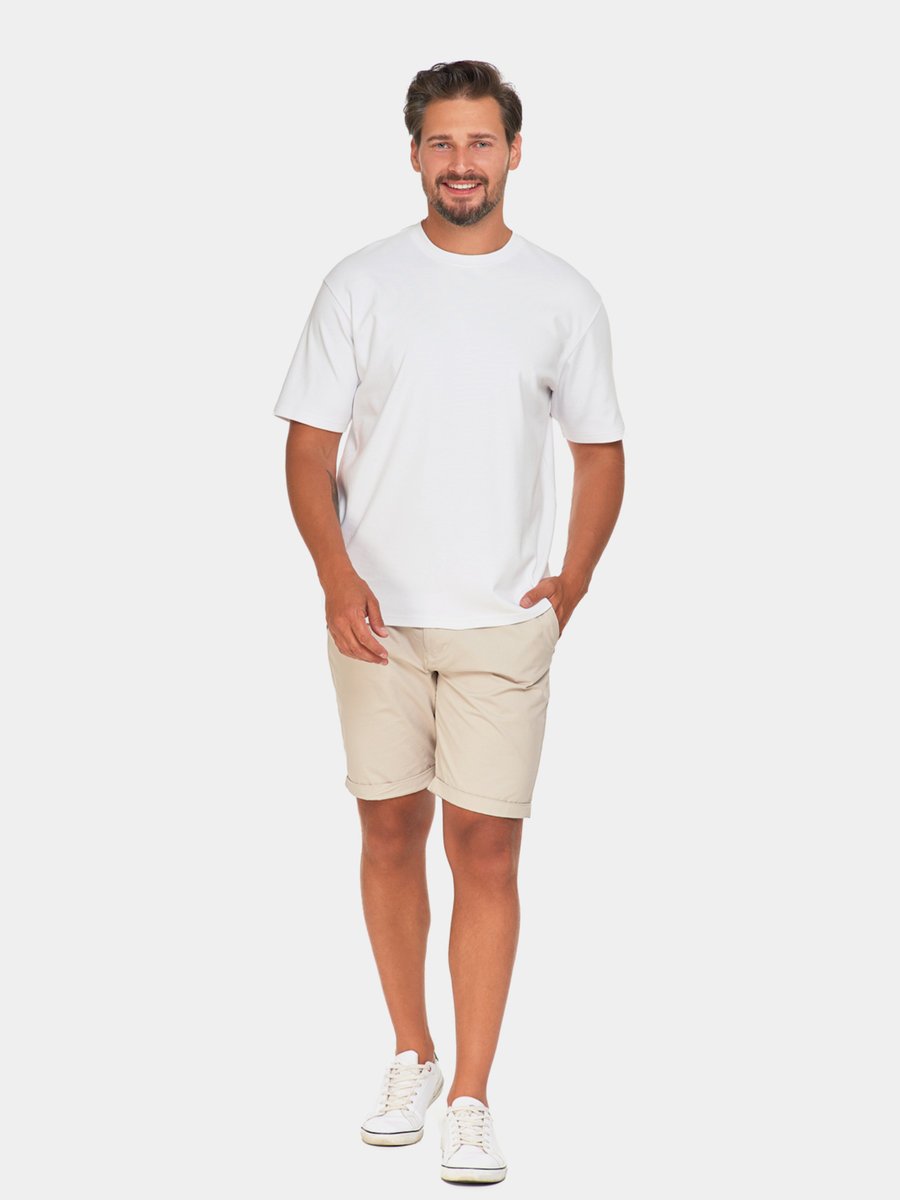 T-shirt bawełniany oversize biały 3XL