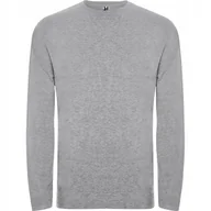 Koszulki męskie - Koszulka Męska z Długim Rękawem Bawełna Roly EXTREME SZARA S - miniaturka - grafika 1