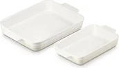 Brytfanny - Formy do pieczenia Le Creuset prostokątne beżowe 2 szt. - miniaturka - grafika 1