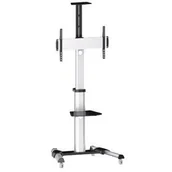 Uchwyty do telewizora - TV Stand Sunne S21 pro úhlopříčky 37"-70", nosnost 50 kg (S21) Czarny/Srebrny - miniaturka - grafika 1