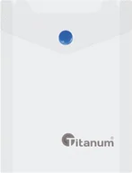 Szkolne artykuły papiernicze - Titanum Teczka kopertowa A6 pionowa przezroczysta - miniaturka - grafika 1