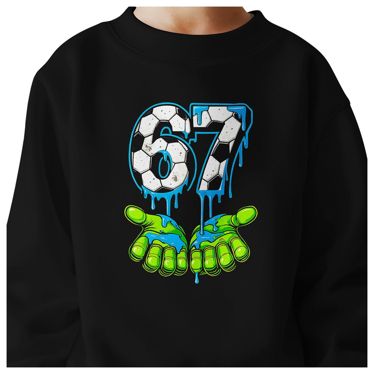 BLUZA DZIECIĘCA 67 SIX SEVEN PIŁKA VIRAL DLA CHŁOPCA DZIEWCZYNKI 122-128