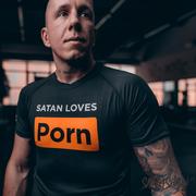 Koszulki męskie - Rashguard Holy Blvk Satan Loves Porn - miniaturka - grafika 1