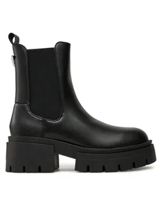 Guess Sztyblety Charlotte FLFCHT ELE10 Czarny - Botki damskie - miniaturka - grafika 1