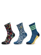 Skarpetki damskie - adidas Skarpety długie KA9946 Niebieski - miniaturka - grafika 1