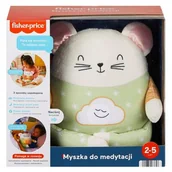 Maskotki i pluszaki - Fisher Price Maskotka Myszka do medytacji HHH47 - miniaturka - grafika 1