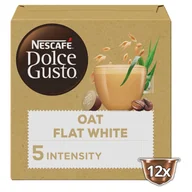 Kawa - Nescafe Dolce Gusto Oat Flat White Rozpuszczalny napój kawowy z owsem 12 x 10,9 g - miniaturka - grafika 1