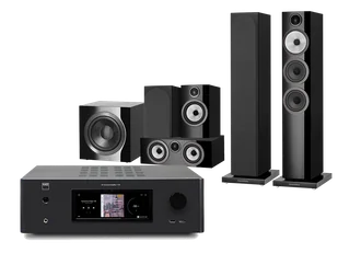 Kino domowe NAD T778 (czarny) + 704 S3 + 706 S3 + HTM72 S3 + DB4S (czarny) - Kino domowe - miniaturka - grafika 1