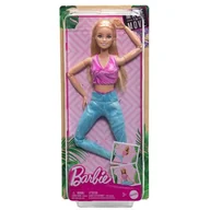 Lalki dla dziewczynek - Lalka Barbie Made to Move Blondynka HRH27 - miniaturka - grafika 1