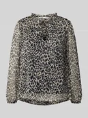 Bluzki damskie - Bluzka o kroju regular fit z dekoltem w serek model ‘DITSY’ - miniaturka - grafika 1