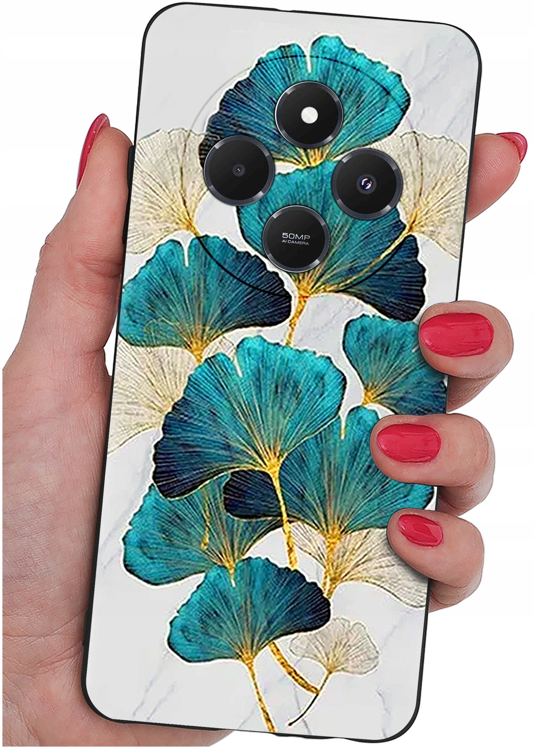 Etui do Xiaomi Redmi 14C WZORYSILIKONOWE MATT CASE + SZKŁO 9H
